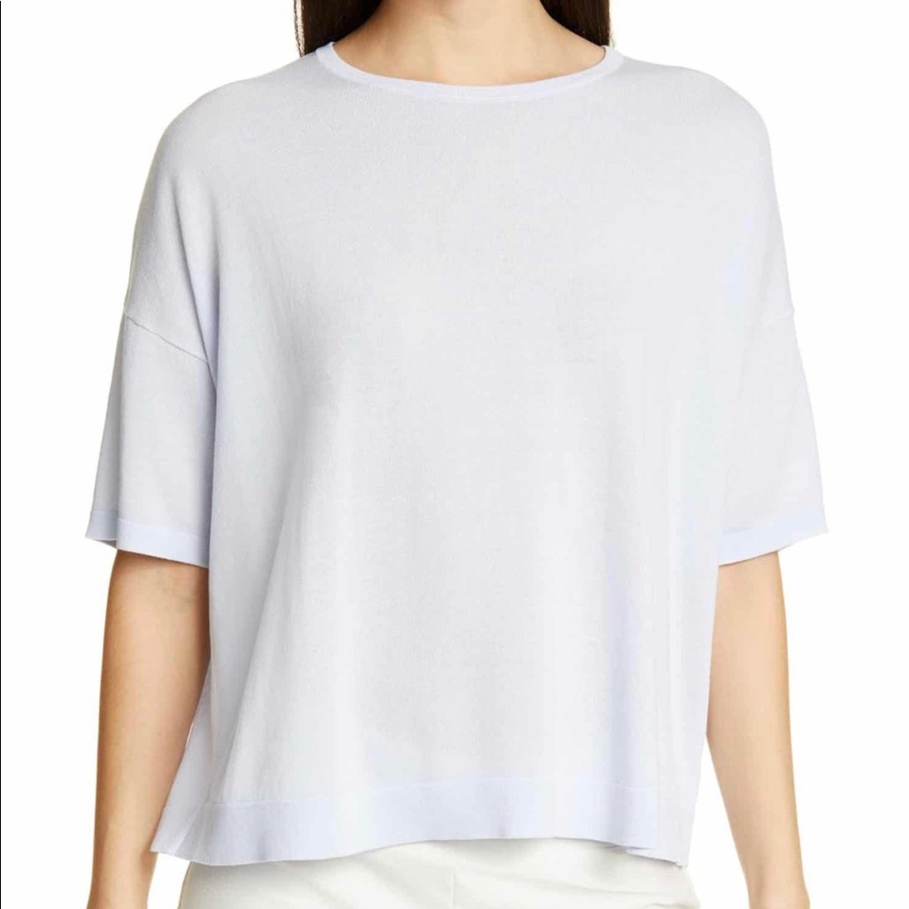 Eileen Fisher Tencel Blend Knit Top